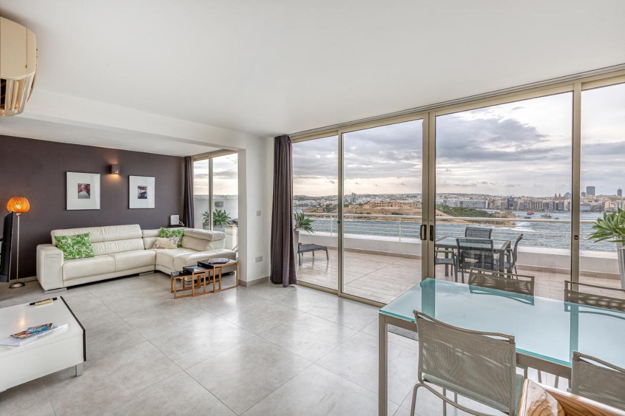 49/3 Seafront Duplex Penthouse In Valletta Buitenkant foto