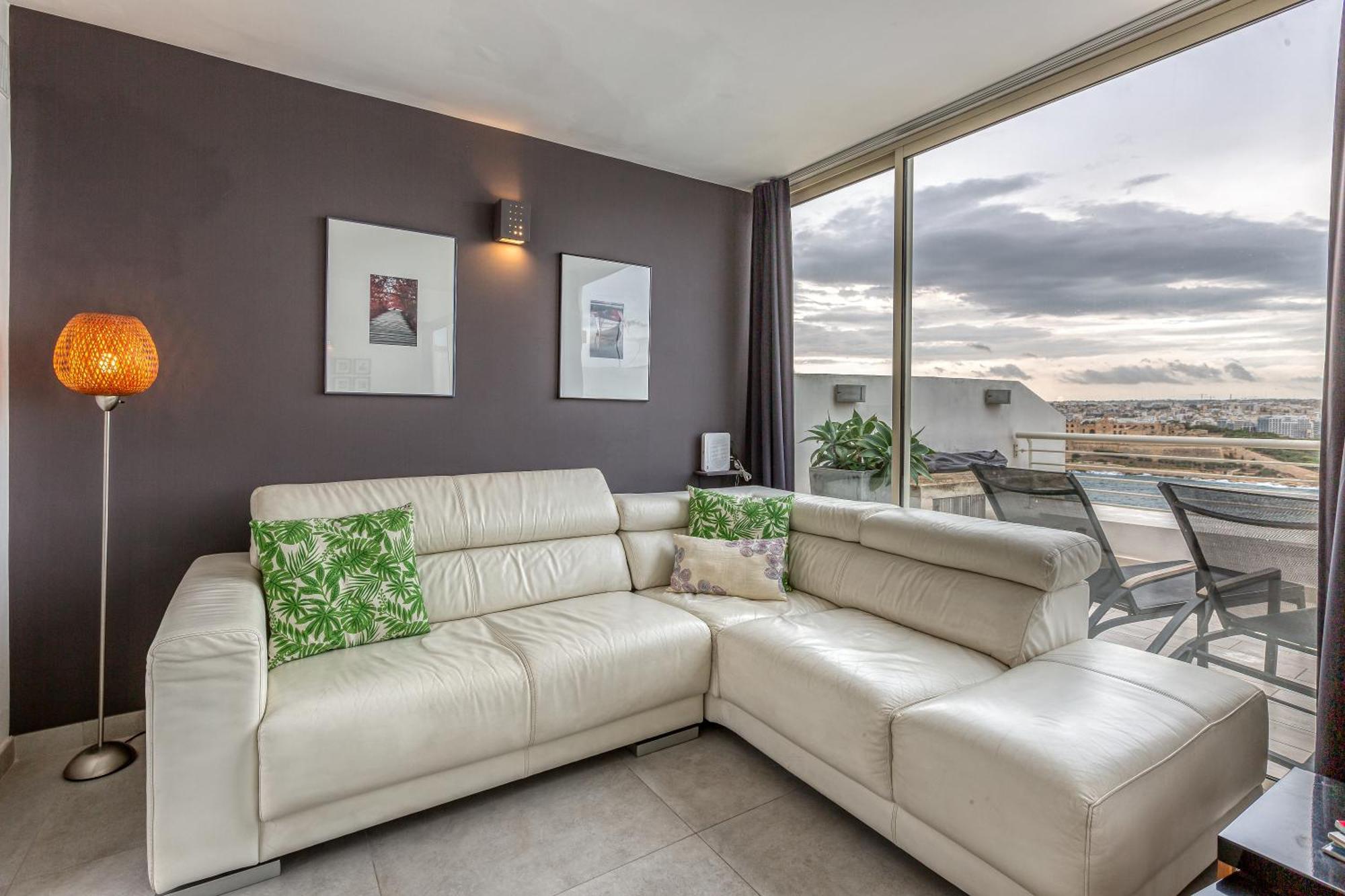 49/3 Seafront Duplex Penthouse In Valletta Buitenkant foto