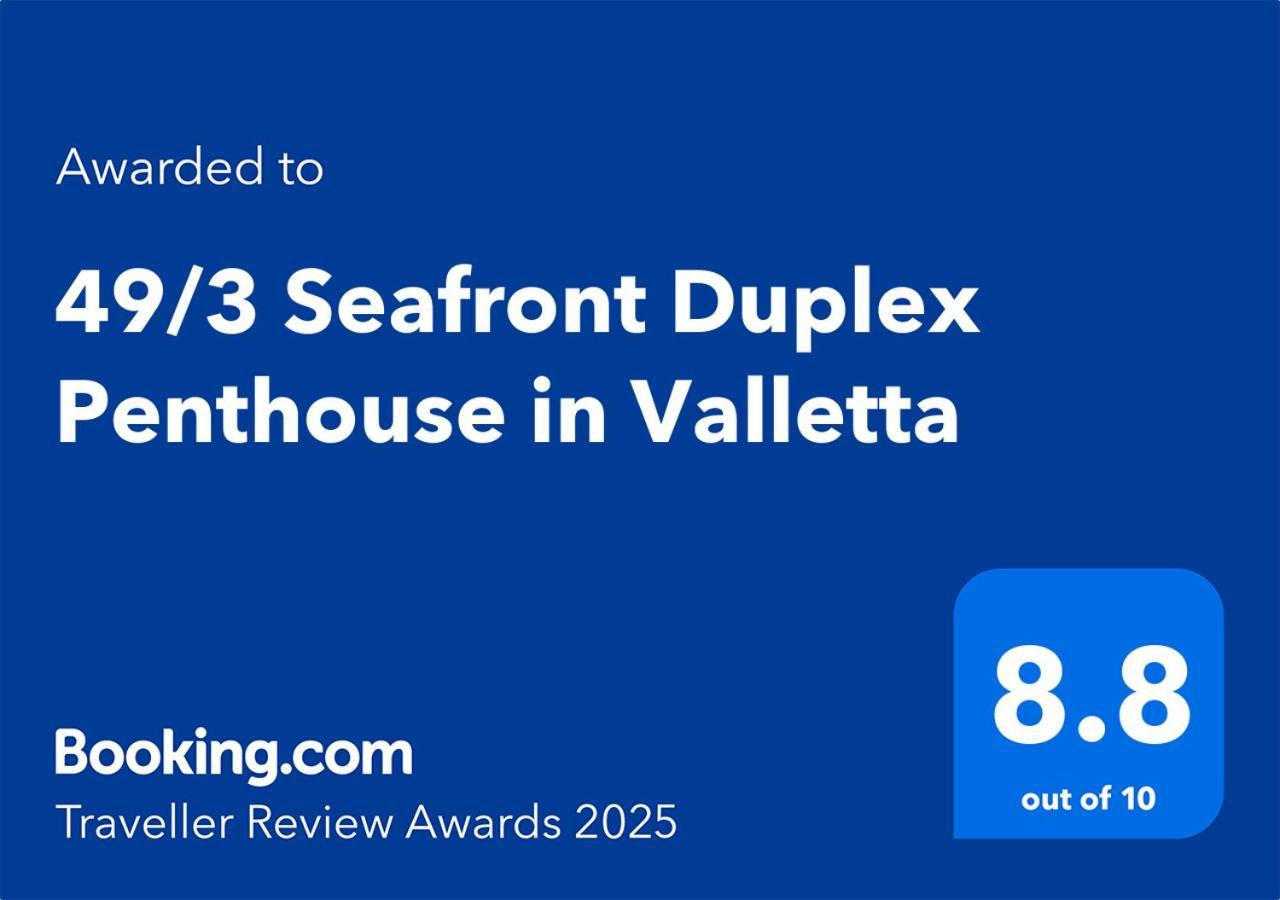 49/3 Seafront Duplex Penthouse In Valletta Buitenkant foto